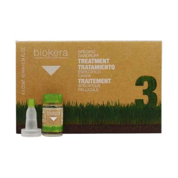 Biokera Nature – Traitement Anti-Pelliculaire Intensif (6 × 10 ml)