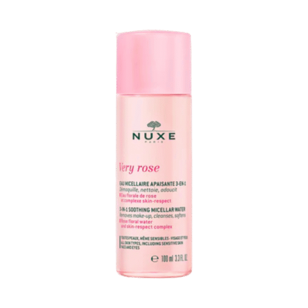 Nuxe – Eau Micellaire Apaisante Very Rose 3-en-1 (100 ml)