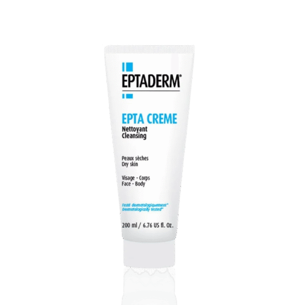 Eptaderm – Epta Crème Nettoyante Peaux Sèches (Visage & Corps) 200 ml