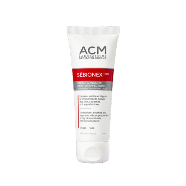 ACM – Sebionex Trio Crème Apaisante Anti-Imperfections (40 ml)