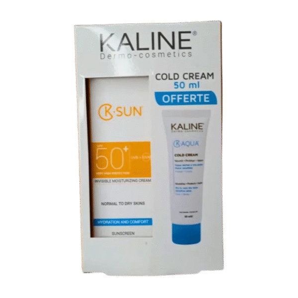 Kaline K-Sun Crème Invisible SPF50+ 50 ml + Cold Cream K Aqua 50 ml Pack