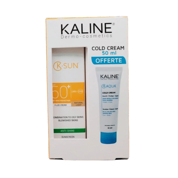 Kaline K-Sun Écran Fluide Teinté Clair SPF 50+ – Peaux mixtes à grasses 50 ml