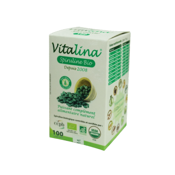 Vitalina spiruline bio 100 comprimés