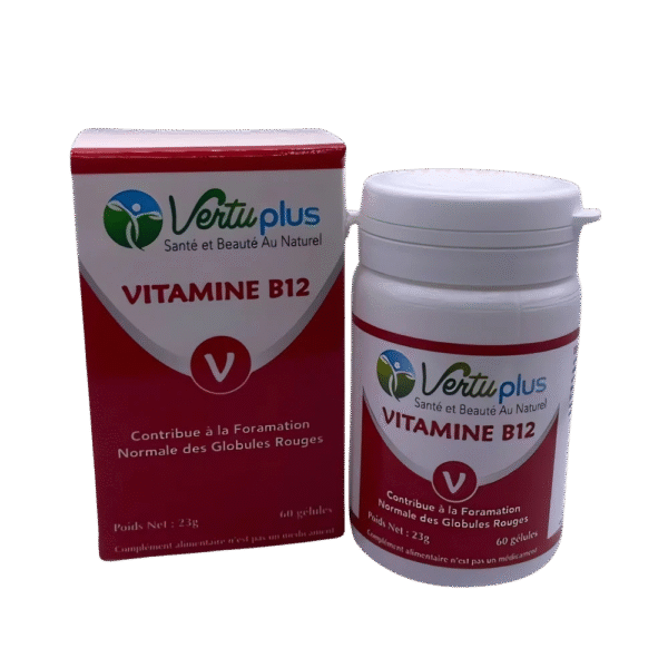 Vitamine B12 – 60 gèlules – Vertuplus