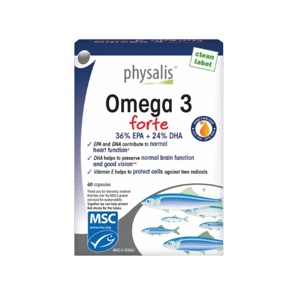 Physalis Omega 3 Forte 60 Soft Gelules