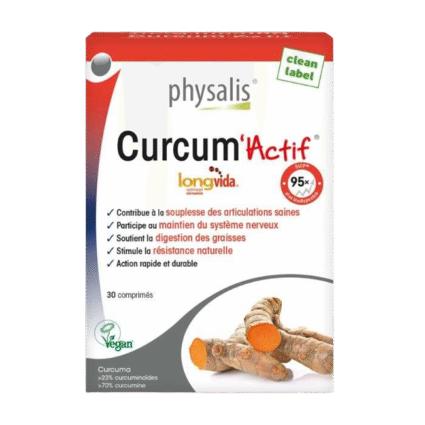 PHYSALIS CURCUM ACTIF 30 COMPRIMES