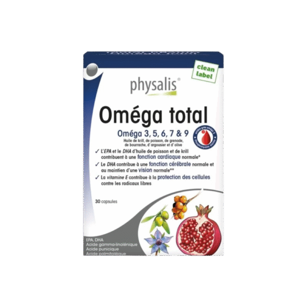 Physalis Oméga Total boite 30 capsules