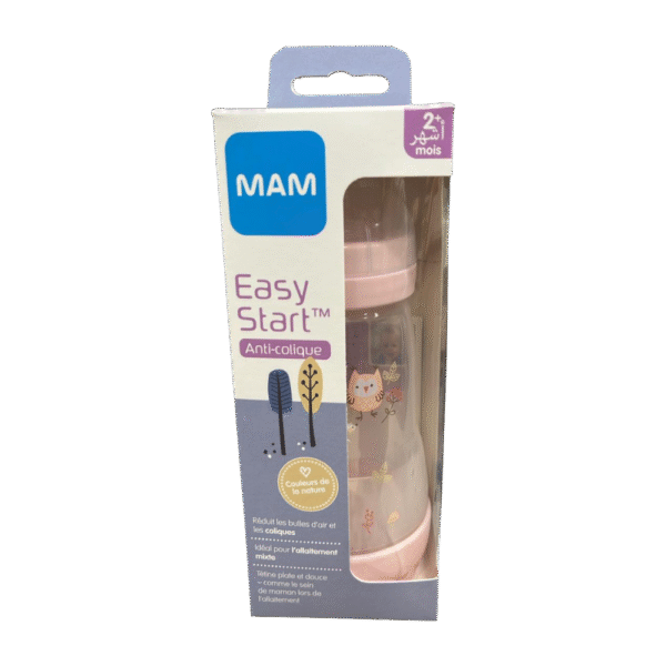 MAM Easy Start™ Biberon Anti-Colique 2+ mois – 160 ml / 260 ml – Rose
