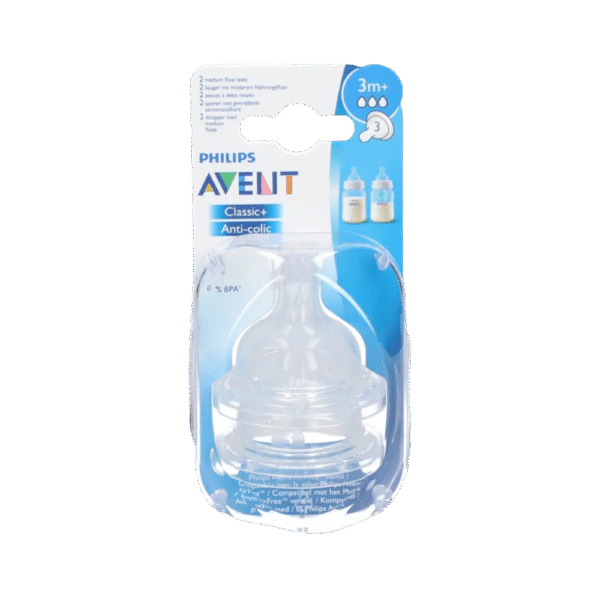 Avent Tétine Classic + débit moyen 3+ mois