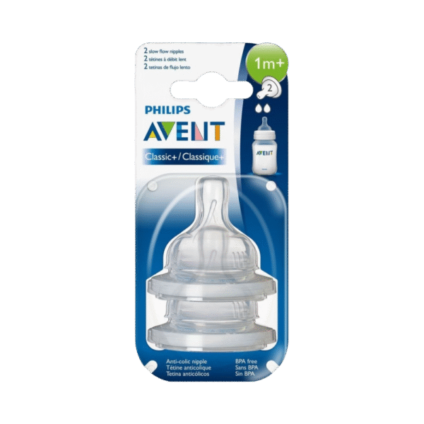 Philips AVENT Classic – Tétines 1 mois+ Transparent
