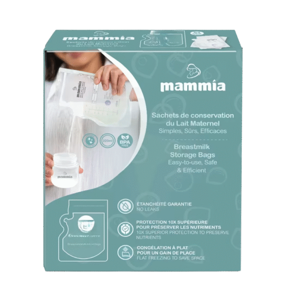 Mammia – Sachets de conservation lait maternel x50 (220 ml)